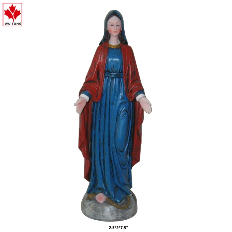 Polyresin Indoor Blessed Mother Religious Virgin Mary Resin Statue