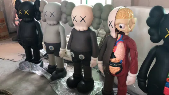 가정 장식 유명한 디자인 사용자 정의 크기 실내 Kaws 그림 4FT Kaw 동상