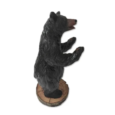 가정 정원 장식을 위한 수지 동물 작은 입상 흑곰 동상